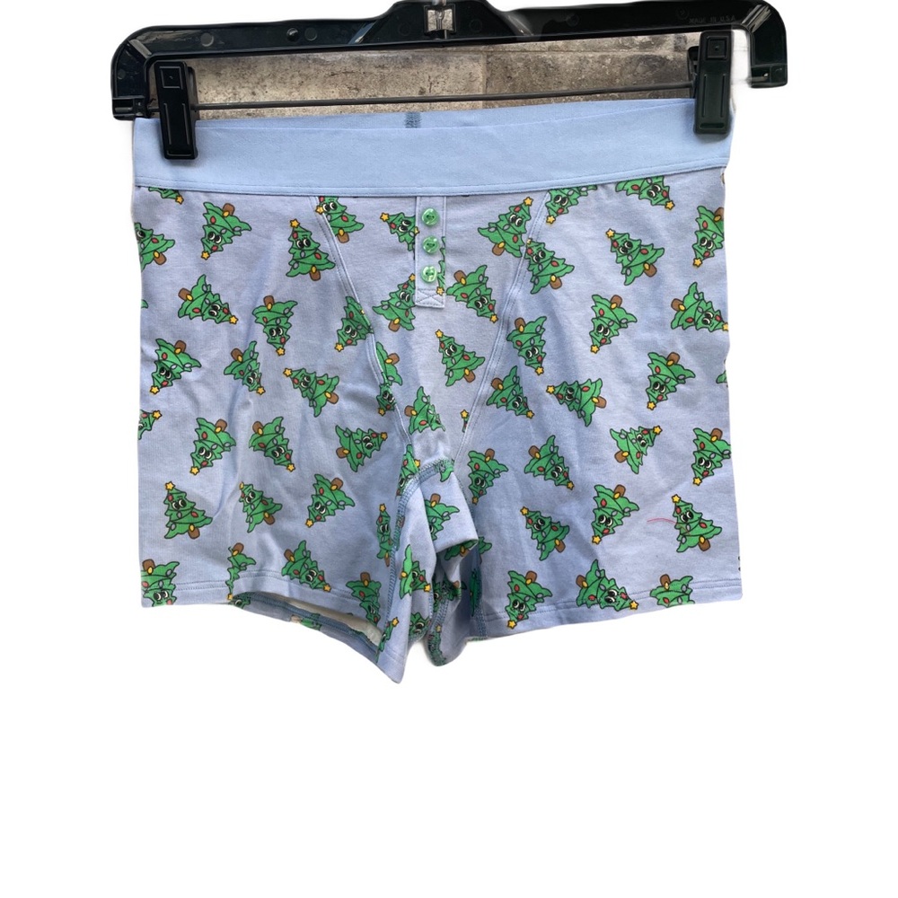 ❤️ AERIE CHRISTMAS TREE BOXER SHORTS SIZE SMALL